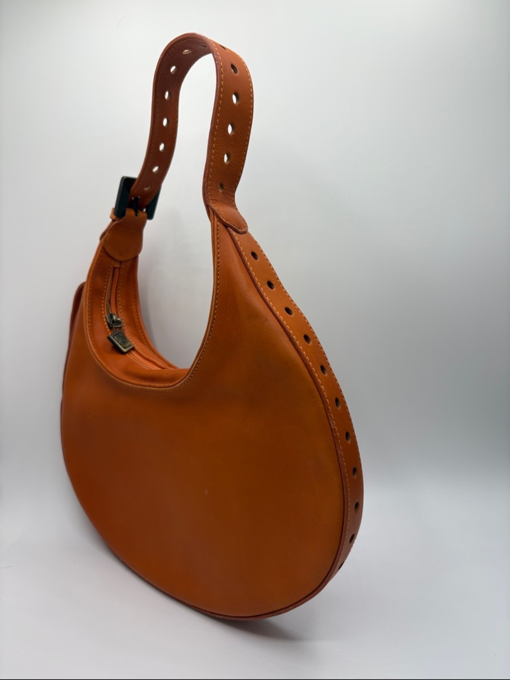Vintage Donald Jpliner Italian leather shoulder purse